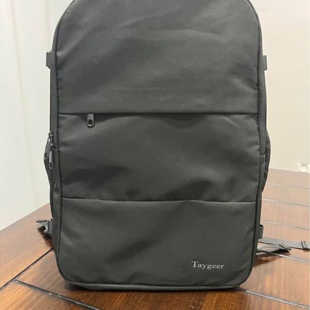 Taygeer Travel Laptop Backpack Black Carry On Flight Approved USB Port